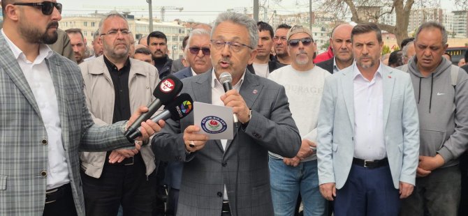 Eğitim Bir-Sen Kayseri Şubesi’nden Kahramanmaraş’ta hayatını kaybedenler için gıyabi cenaze namazı