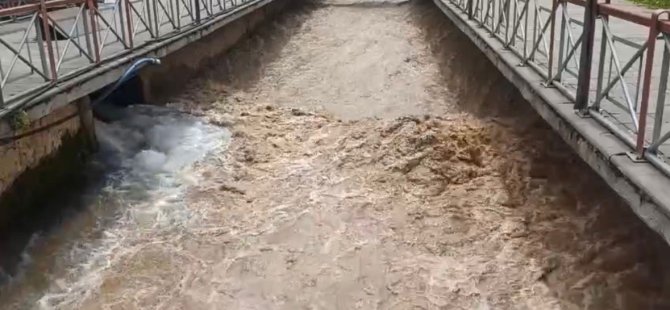 Kocaçay Deresi’nin debisinde artış gözlendi