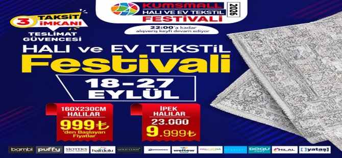 KUMSMALL’DA ALIŞVERİŞ ŞÖLENİ: ÜÇ FESTİVAL, YÜZLERCE FIRSAT