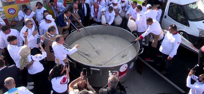 Kayseri Gastronomi Günlerinde 1 ton börek aşı çorbası ikram edilecek