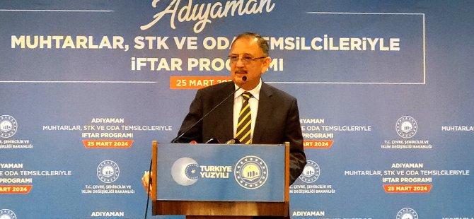 Bakan Özhaseki: Adıyaman’da Yücel ailesi evlerine kavuştu