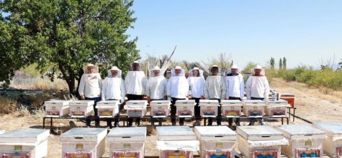KAYÜ’de bal hasadı gerçekleştirildi