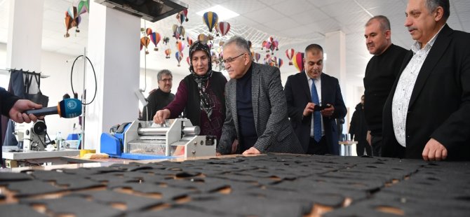 Büyükşehir Belediyesi'nden kadın kooperatiflerine 10 milyon TL