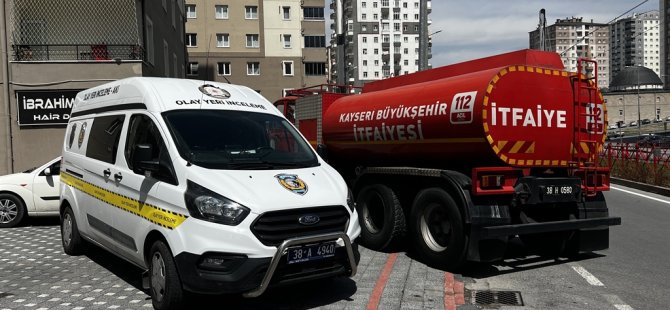 11'inci kattaki dairede çıkan yangında dumandan etkilendi