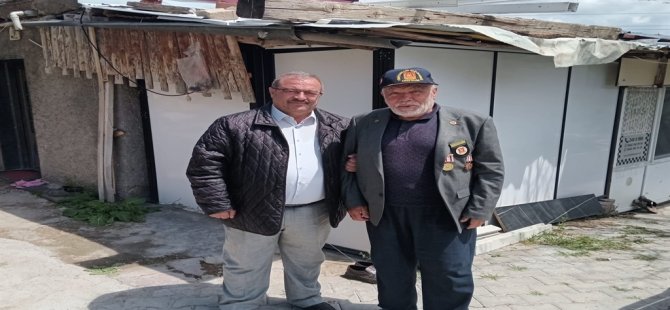 Karcıoğlu, Gazi Altun'u ziyaret etti
