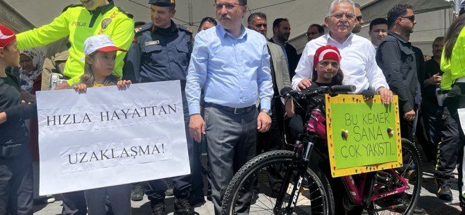 Kayseri'de Trafik Haftası etkinliği