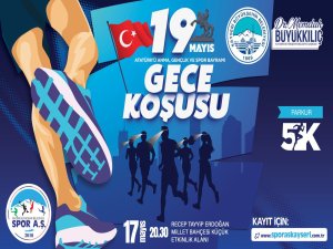 Büyükşehir Spor A.Ş.'den 19 Mayıs Gece Koşusu