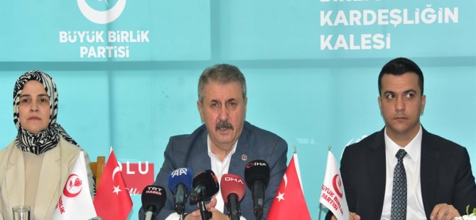 Destici: Askerimizi, polisimizi şehit eden teröristler için idam cezası getirilmeli