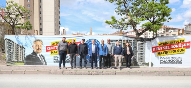 Başkan Palancıoğlu,Aydınlıkevler Mahallesi sakinlerine müjdeyi verdi!