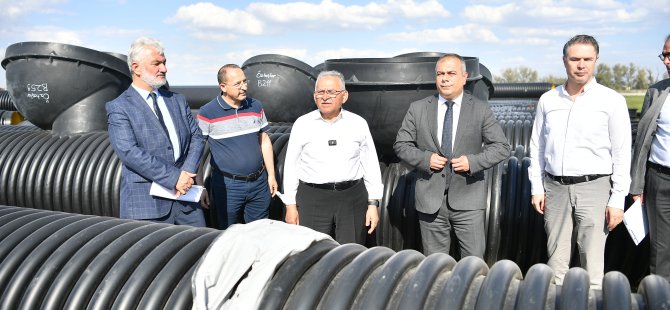BÜYÜKKILIÇ’TAN 80 MİLYON TL’LİK ALTYAPI ÇALIŞMALARINA İNCELEME