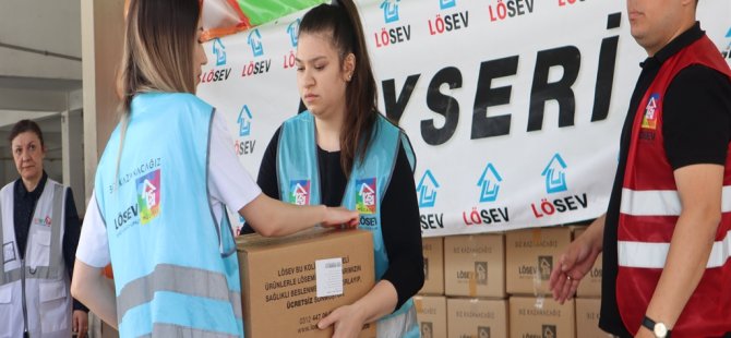 LÖSEV'den, Kayseri’de ihtiyaç sahibi ailelere ‘mutlu et’ projesi