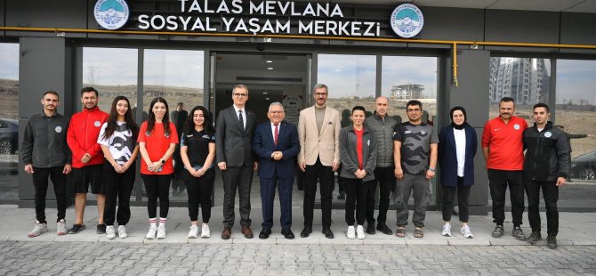 Büyükşehir'in Talas Mevlana Sosyal Yaşam Merkezi Hizmete Açılıyor