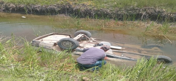 Satın aldığı kurbanlıkla evine dönerken kanala uçan otomobilinde yaşamını yitirdi