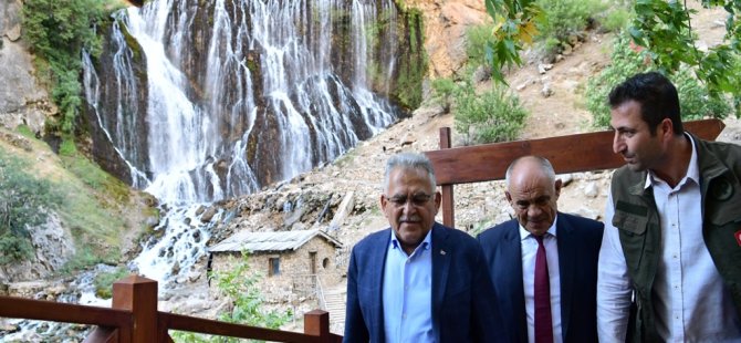 Başkan Büyükkılıç’tan Kapuzbaşı ve Derebağ Şelalelerine davet