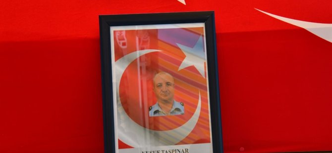 Kalp krizi geçiren polis memuru son yolculuğuna uğurlandı
