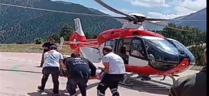 Yahyalı'da traktör uçuruma yuvarlandı: 2'si ağır 8 yaralı