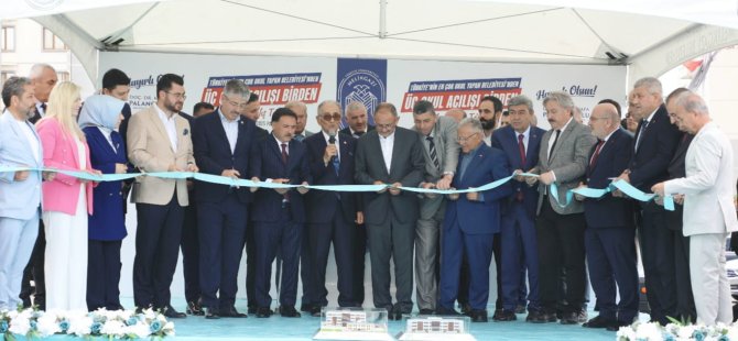EĞİTİMDE REKOR KIRAN MELİKGAZİ BELEDİYESİ, 3 OKULU DAHA HİZMETE AÇTI