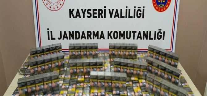 Kayseri’de kaçak sigaraya 2 gözaltı
