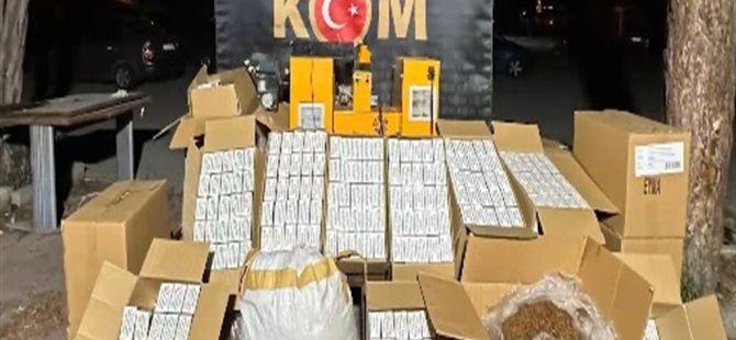 Kayseri’de kaçak sigara operasyonu: 1 gözaltı