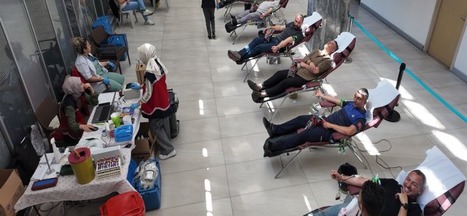Büyükşehir Belediyesi’nden kan bağışına destek