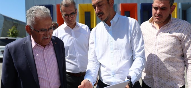 Başkan Büyükkılıç, yapımı devam eden alzheimer merkezini inceledi