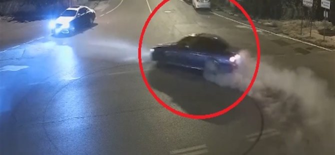 Kayseri’de otomobiliyle drift atan sürücüye 57 bin TL ceza