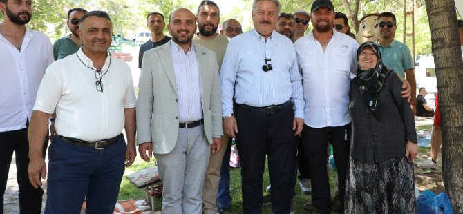 PALANCIOĞLU “647. MİMARSİNAN EVLİYALAR PİLAV ŞENLİĞİ"NDE VATANDAŞLA BİR ARAYA GELDİ