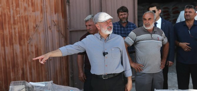 Mahzemin Mahallesi’nde çiftçilerin yüzünü güldürdü