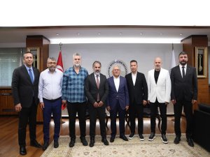 BAŞKAN BÜYÜKKILIÇ, KAYSERİ GAZETECİLER CEMİYETİ YÖNETİMİNİ AĞIRLADI