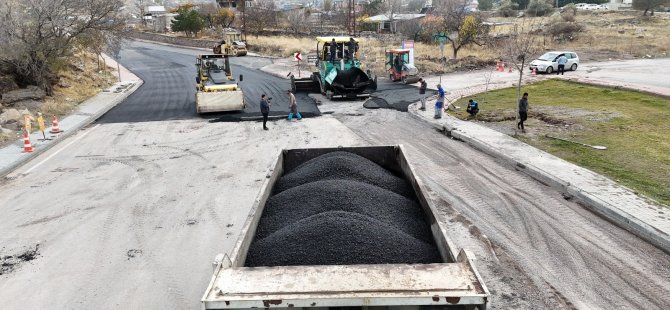 Esentepe'de yeni yol yapım çalışmaları tamamladı