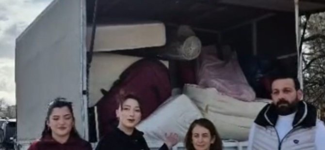 Kayseri'de ihtiyaç sahibi aileye yardım