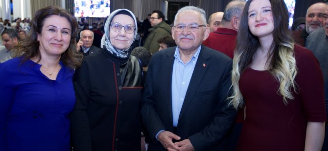 Büyükkılıç, Eşi Dr. Necmiye Büyükkılıç ile Birlikte Kardeşlik ve Birlik İftarına Katıldı