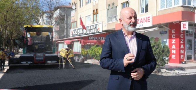 Kocasinan, Erciyesevler Tuna Caddesi’ni yeniledi