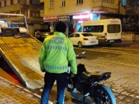 Kayseri'de polisin 'dur' ihtarına uymayan motosiklet sürücüsüne 336 bin TL ceza