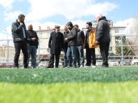 KOCASİNAN'DA VALİ MUAMMER GÜLER STADI BAŞTAN SONA YENİLENİYOR