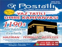Postallı Turizmde Yaz Tatili Ekonomik Umre Kampanyası Başladı
