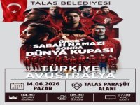 TALAS BELEDİYESİ,MİLLİ MAÇ GÜNÜ SABAH NAMAZI SONRASI ÇORBA İKRAM EDECEK