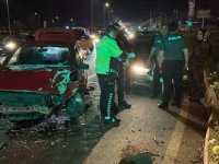 Kayseri’de zincirleme trafik kazasında 2 kişi yaralandı.