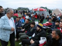Talas'ta Milli Maç Heyecanı Dev Ekranda Yaşandı