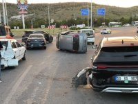 Boğazköprü'de 4 aracın karıştığı zincirleme kazada 4 yaralı