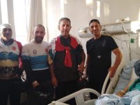 Fransız Bisikletli Bünyan’da Kaza Geçirdi, Kayseri’de Ameliyat Edildi
