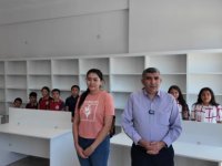 Öğrenci Dostu Büyükşehir, Akkışla'da İlkokul Kütüphanesi'ni Dizayn Etti