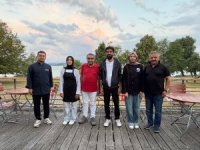 AKİB Genel Başkanı Hızar, Almanya'da staj yapan Kayserili öğrencilerle bir araya geldi