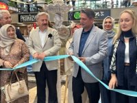 Sanat Melikgazi kursiyerlerinin eserleri Çarşı Melikgazi’de sergilendi