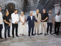 Büyükkılıç,Camikebir Mahallesi’nde bulunan 5 asırlık Bedestende incelemelerde bulundu