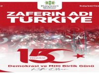 BAŞKAN AKAY'DAN 15 TEMMUZ DEMOKRASİ VE MİLLÎ BİRLİK GÜNÜ MESAJI