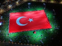 BU GURUR TALAS’IN; DÜNYANIN EN BÜYÜK TÜRK BAYRAĞI AÇILDI