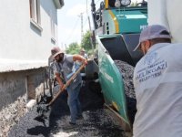 Sarımsaklı Mahallesi'nde asfalt başladı, sosyal tesis açılışa hazırlanıyor