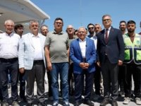 Başkan Büyükkılıç, Kartal Katlı Kavşağı şantiyesinde çalışmaları değerlendirdi