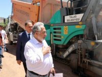 Talas’ta Sayer Caddesi’nin altyapı ve üstyapısı yenilendi